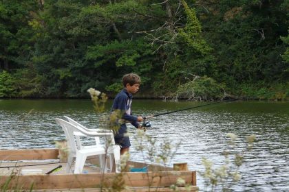 Pêche en bord de lac